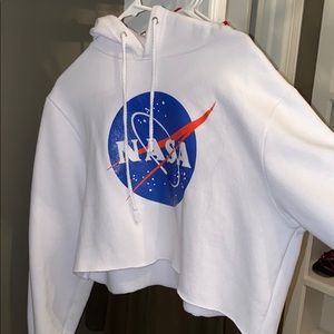 crop top nasa hoodie